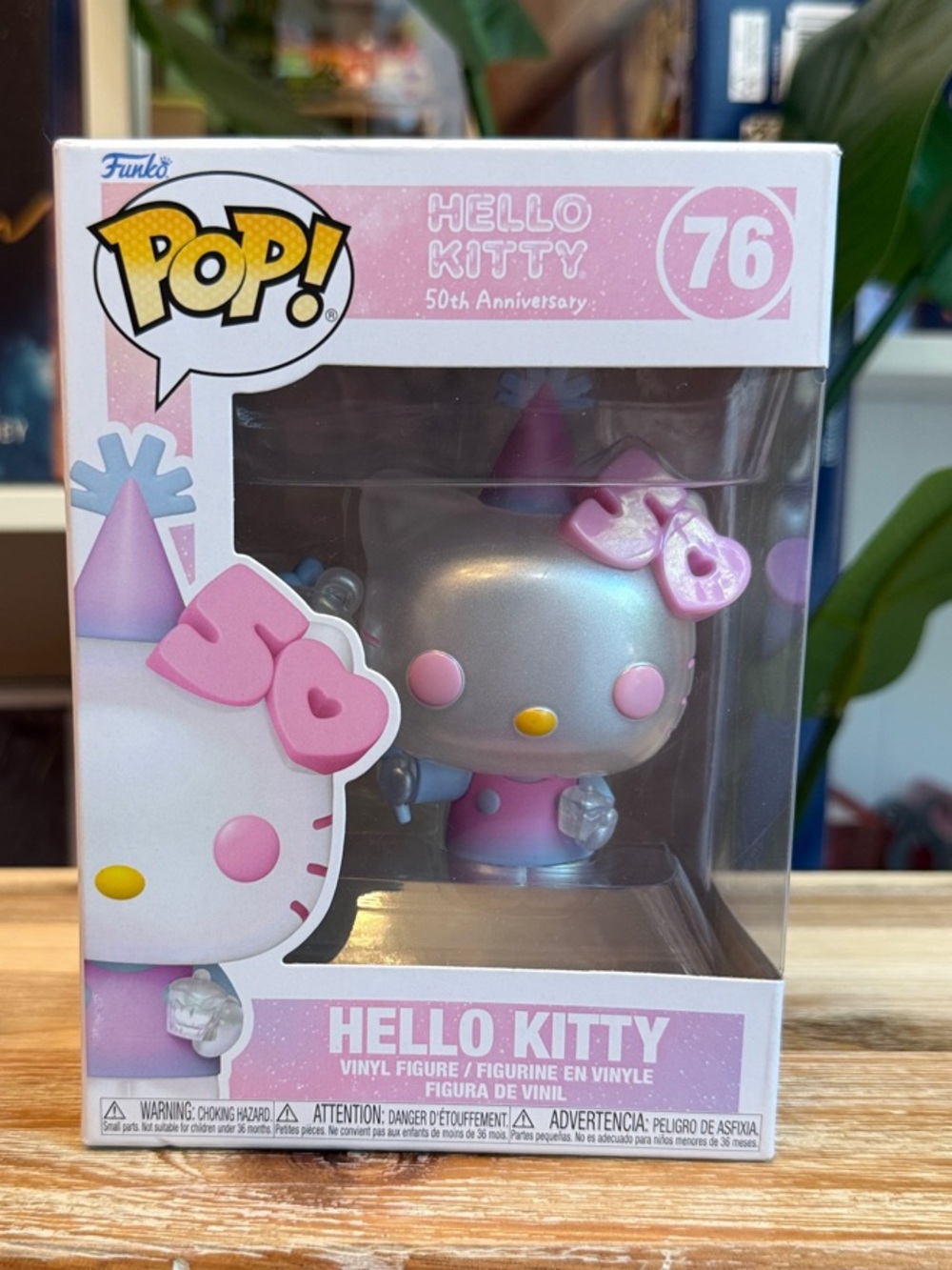 Funko Hello Kitty 50th Anniversary Pink & Silver Vinyl Figure